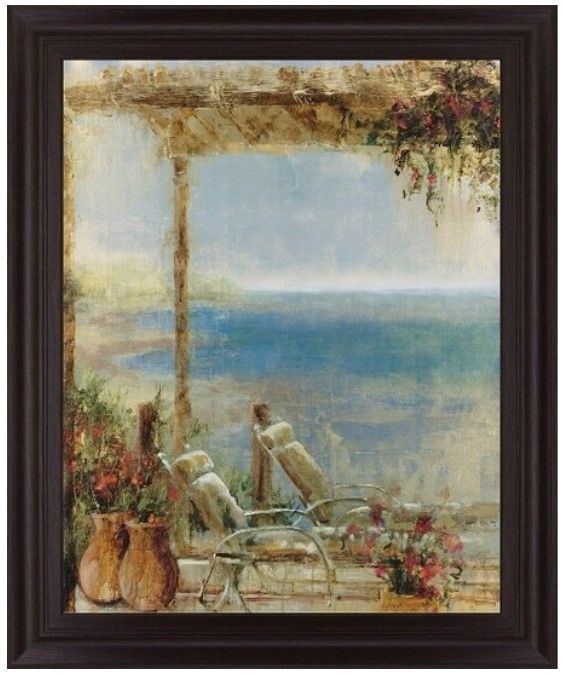 Classy Living Coastal Retreat View Wall Art-0