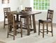 Steve Silver Co. Saranac 5-Piece Mocha Counter Height Dining Set-1