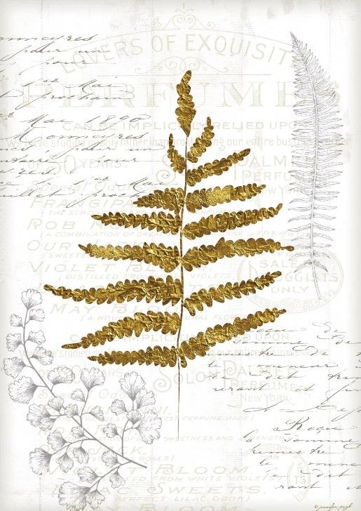 Classy Art Gold Leaf II by Jennifer Pugh Wall Art-1