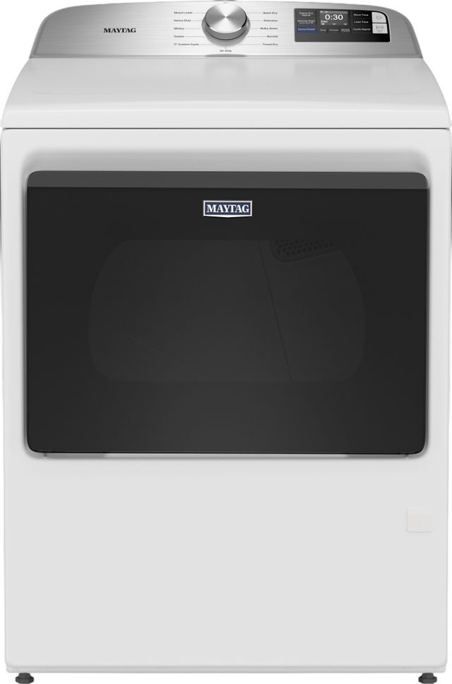 Maytag® 7.4 Cu. Ft. White Smart Front Load Gas Dryer with Extra Power-0