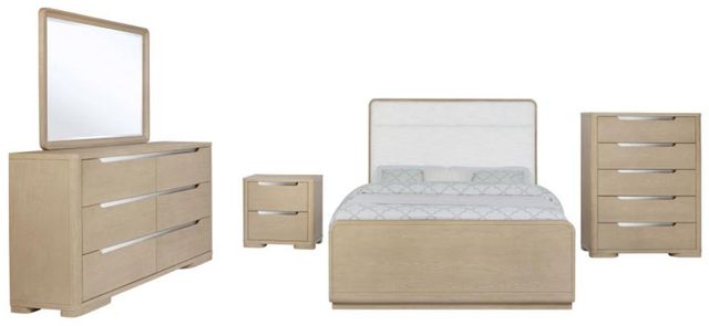 Coaster® Ladera 5-Piece Cream/Light Elm Eastern King Bedroom Set-0
