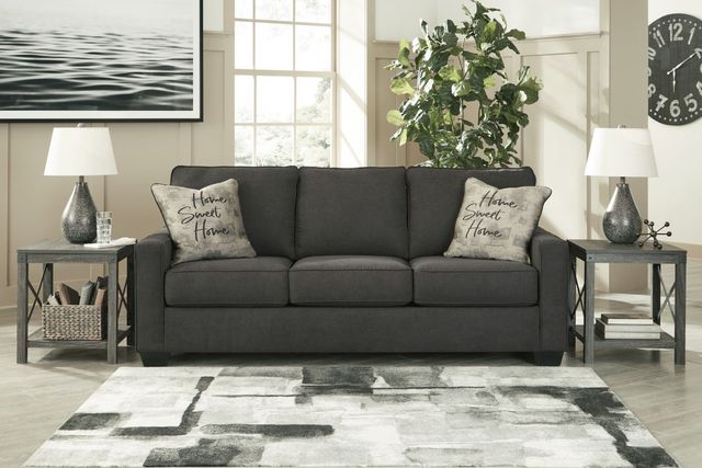Signature Design by Ashley® Lucina Charcoal Queen Sleeper Sofa-4