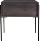 Moe's Home Collection Tobin Brown Side Table with  Iron Base-4