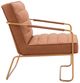 Zuo® Modern Dallas Vintage Brown Accent Stationary Chair-1