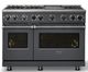 Viking® 7 Series 48" Cast Black Pro Style Natural Gas Range with 12" Reversible Griddle-3