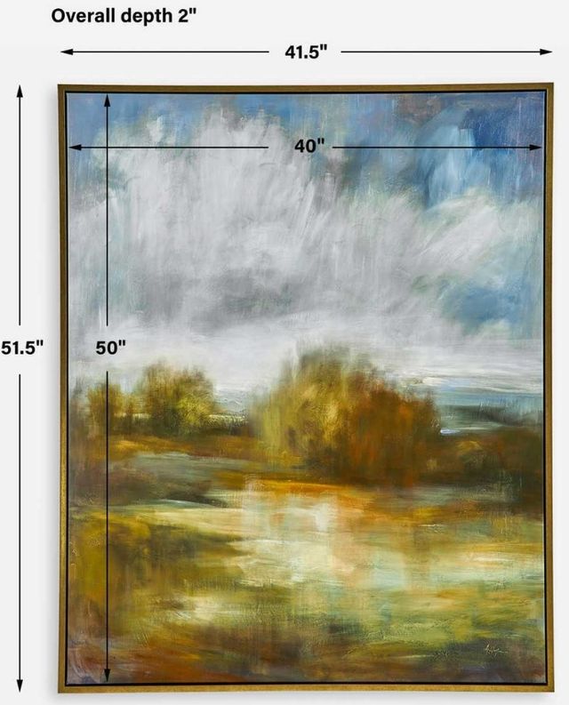 Uttermost® Simon Addyman John's Field Framed Canvas-2