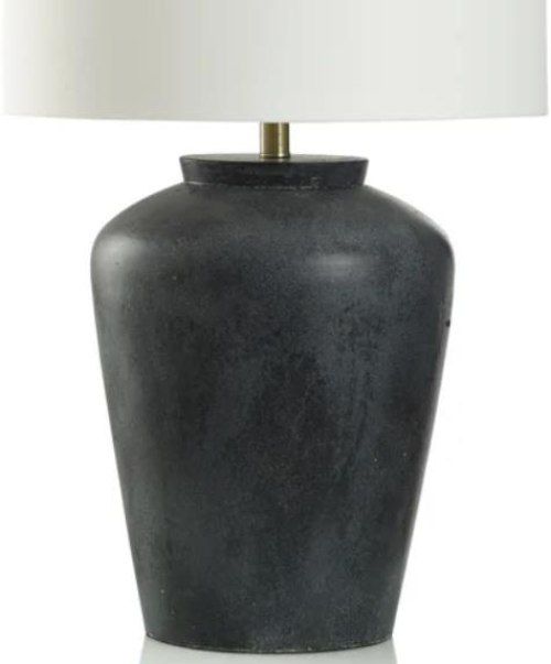 Stylecraft Black/White Table Lamp -1