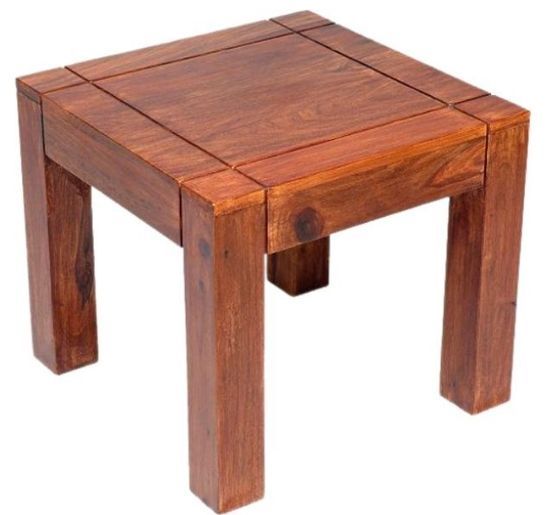 Jaipur Furniture Cadiz Range Dark Brown End Table-0