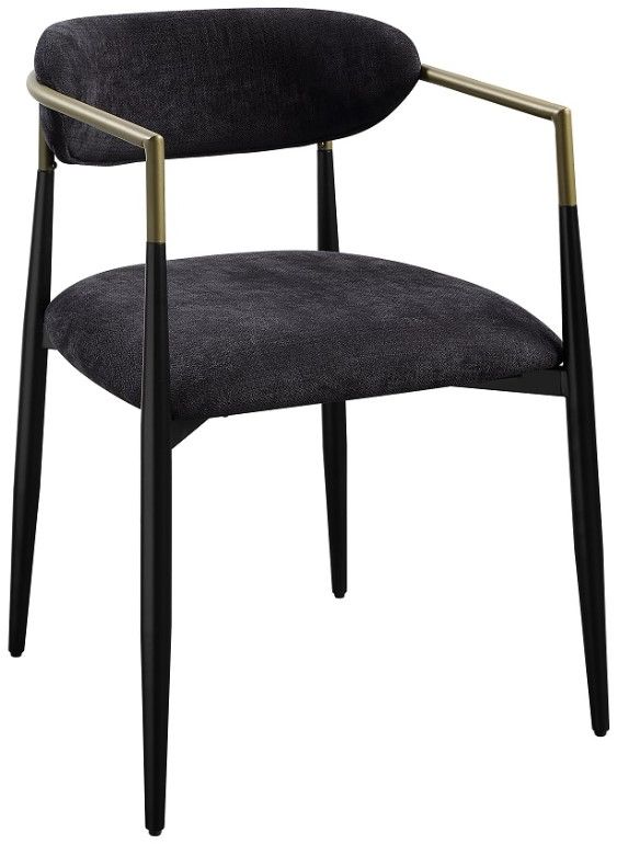 ACME Furniture Jaramillo 2-Piece Black Arm Chair Set-3