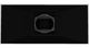 Vent-A-Hood® 66" Black Euro-Style Island Range Hood-2