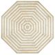 Hooker® Furniture Commerce and Market Light Wood/Medium Wood Octagonal Cocktail Table-2