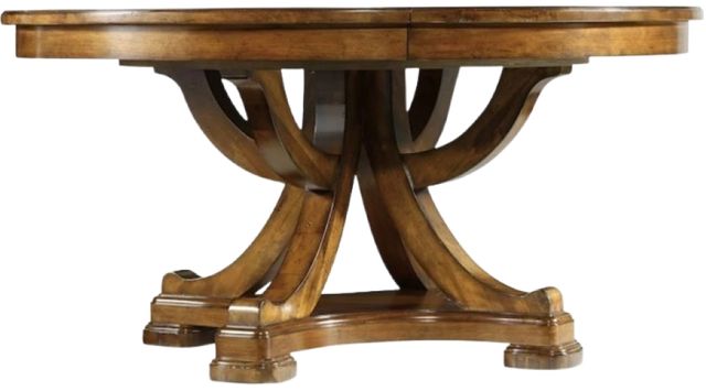 Hooker® Furniture Tynecastle Warm Chestnut Round Pedestal Dining Table-0