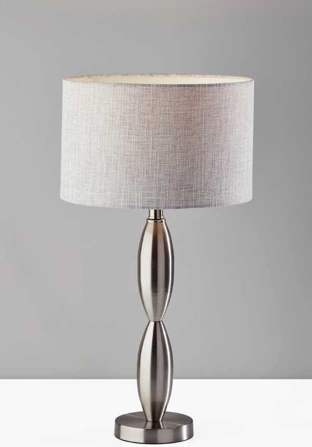 Adesso® Lance Brushed Steel Table Lamp-2