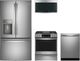 GE Profile™ 4 Piece Stainless Steel Gas Kitchen Package-0