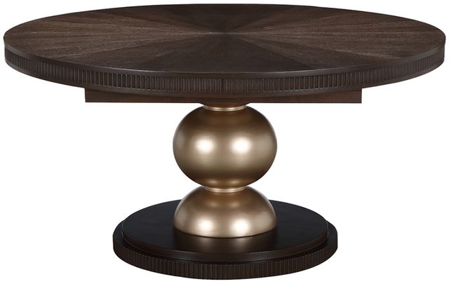 Michael Amini® West Kensington Medium Espresso Oval Dining Table-3