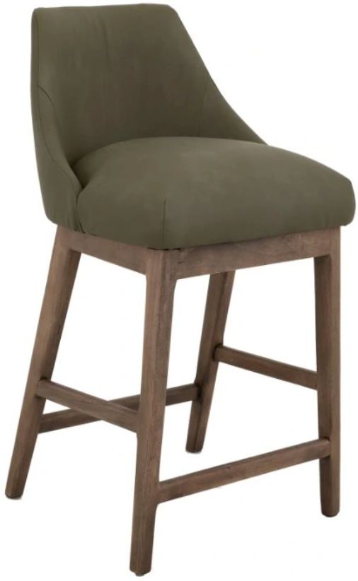 International Furniture Direct Mezquite Brown/Green 40" Barstool-0