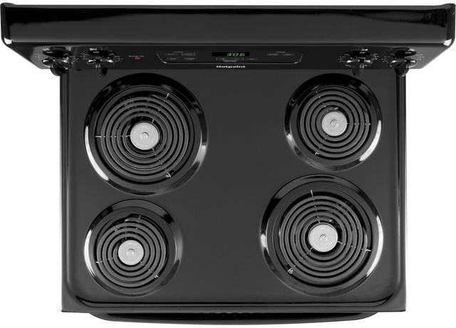 Hotpoint® 30" Black Freestanding Electric Range-4