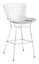 Zuo® Wire Chrome Set of 2 Bar Chairs-0