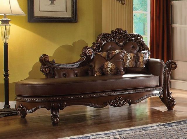 ACME Furniture Vendome Cherry Chaise-1