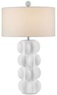 Currey & Company Salizzole White Table Lamp-1