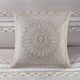 Olliix by INK+IVY Sofia Taupe Cotton Embroidered Decorative Square Pillow-1