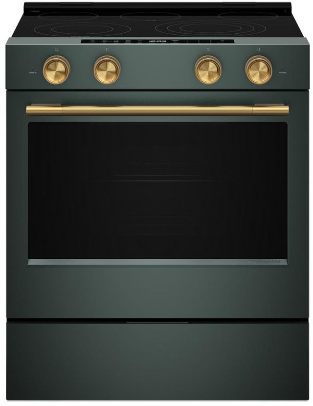 KitchenAid® 30" Juniper Smart Slide-in Electric Range with Two Even-Heat™ Hyper Elements-2