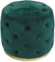 Kwality Imports 18253-BT-OTT Green Ottoman-0