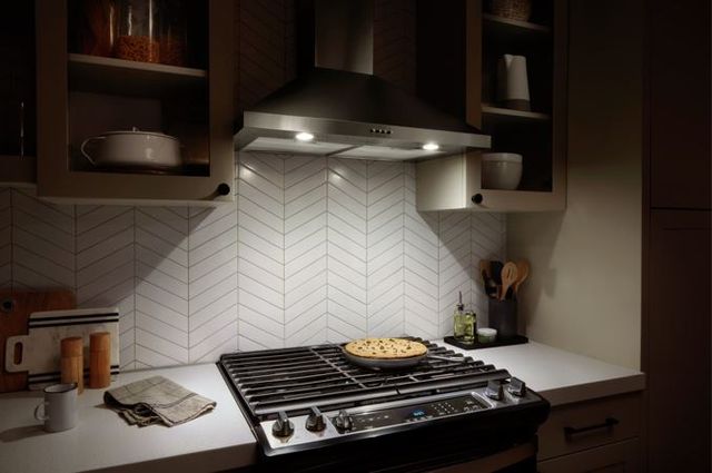 Whirlpool® 30" Stainless Steel Wall Mounted Range Hood with Grease Filter-1