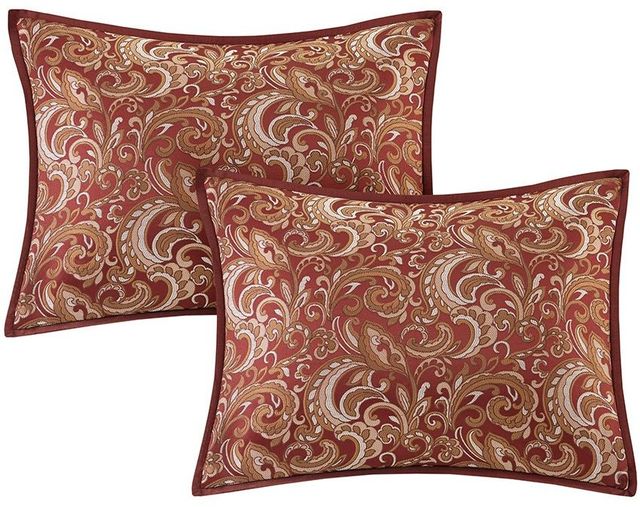 Olliix by Madison Park Essentials 24 Pieces Red King Brystol Room in a Bag Set-2