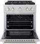 ZLINE Paramount 30" Satin Stainless Steel Pro Style Dual Fuel Range-2
