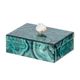 A & B Home Bethany Aqua 10" Marbled Jewelry Box-0