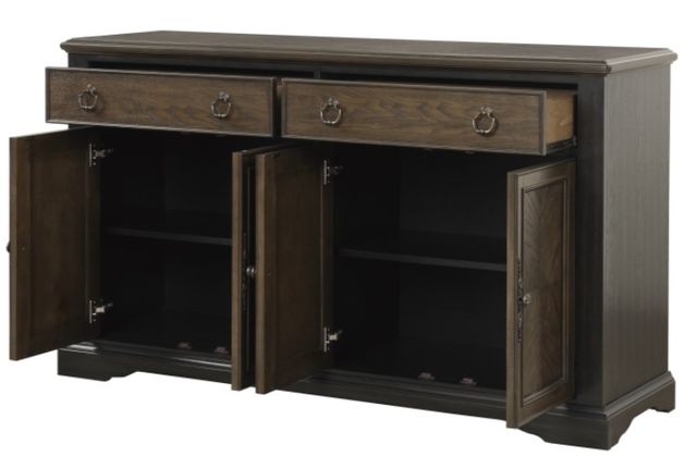 Homelegance® Stonington Brown/Charcoal Brown Server-3