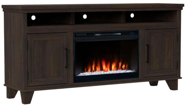 Legends Home Real Cozy Sonoma Java 64" Fireplace Console-0