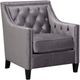 Elements International Tiffany Broadway Gray Chair-0