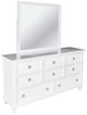 New Classic® Home Furnishings Tamarack 4-Piece White Queen Panel Bedroom Set-3