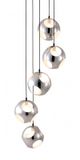 Zuo® Meteor Shower Chrome Ceiling Lamp-1