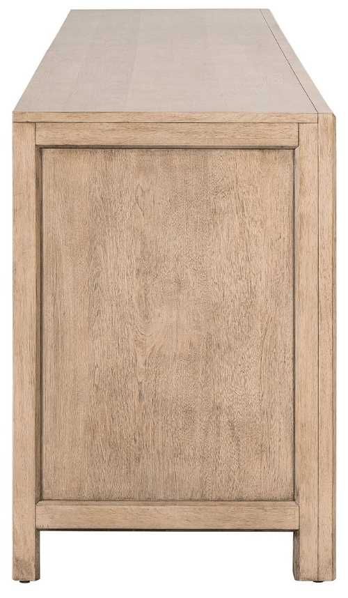 Liberty Furniture Proximity Place Barley Buff 82" Fireplace TV Console with Firebox Insert-3