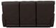 La-Z-Boy® Cassian Dark Chocolate Leather Manual Wall Reclining Sofa-4