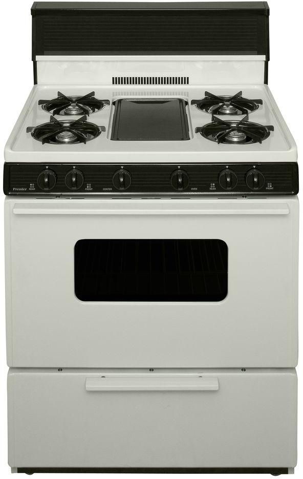 Premier 30" Biscuit Freestanding Gas Range-0