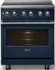 Viking® 5 Series 30" Slate Blue Pro Style Induction Range with Polished Chrome Trim-4