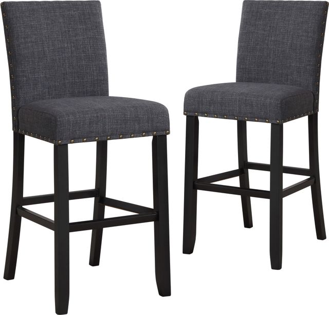 New Classic® Home Furnishings Crispin 2-Piece Granite Bar Chair Set-0
