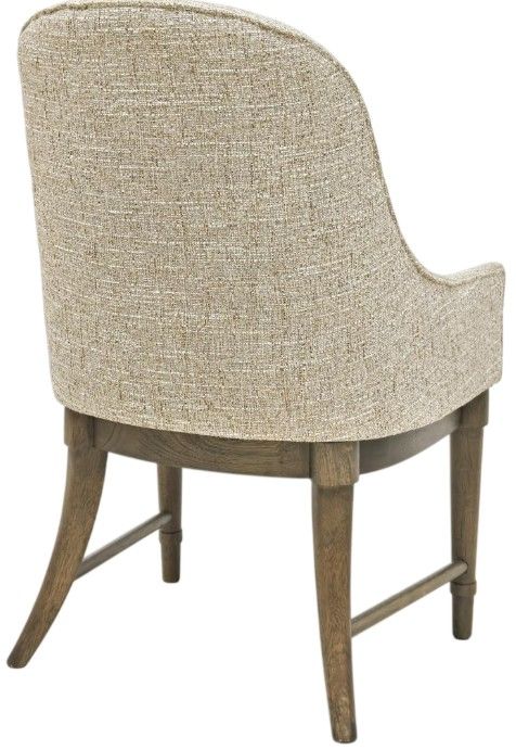Legacy Classic Seraphina Midnight Oak Upholstered Dining Arm Chair-2