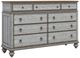 Flexsteel® Plymouth Distressed Graywash Dresser-0
