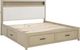 Signature Design by Ashley® Calmoro Gray California King Storage Bookcase Bed-5