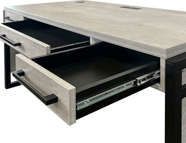 Martin Furniture Mason Concrete 60" Writing Desk-3