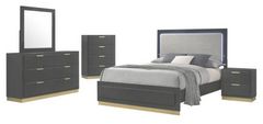 Coaster® Caraway 5-Piece Black California King Bedroom
