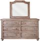 International Furniture Direct Aruba Natural Drift Sand Dresser-2