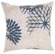 Nourison Home™ Aloha Ivory/Navy Throw Pillow-0