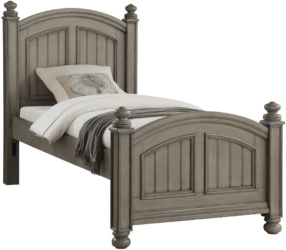 Winners Only® Barnwell Khaki Gray Youth Twin Panel Bed-0