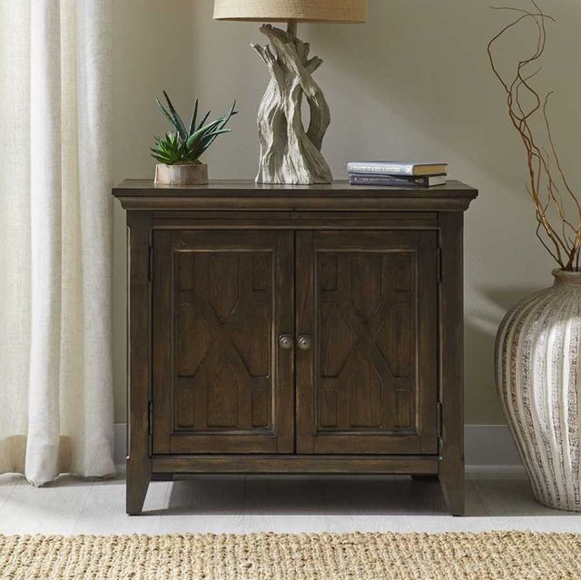Liberty Furniture Paradise Valley Saddle Brown Bedside Chest-1